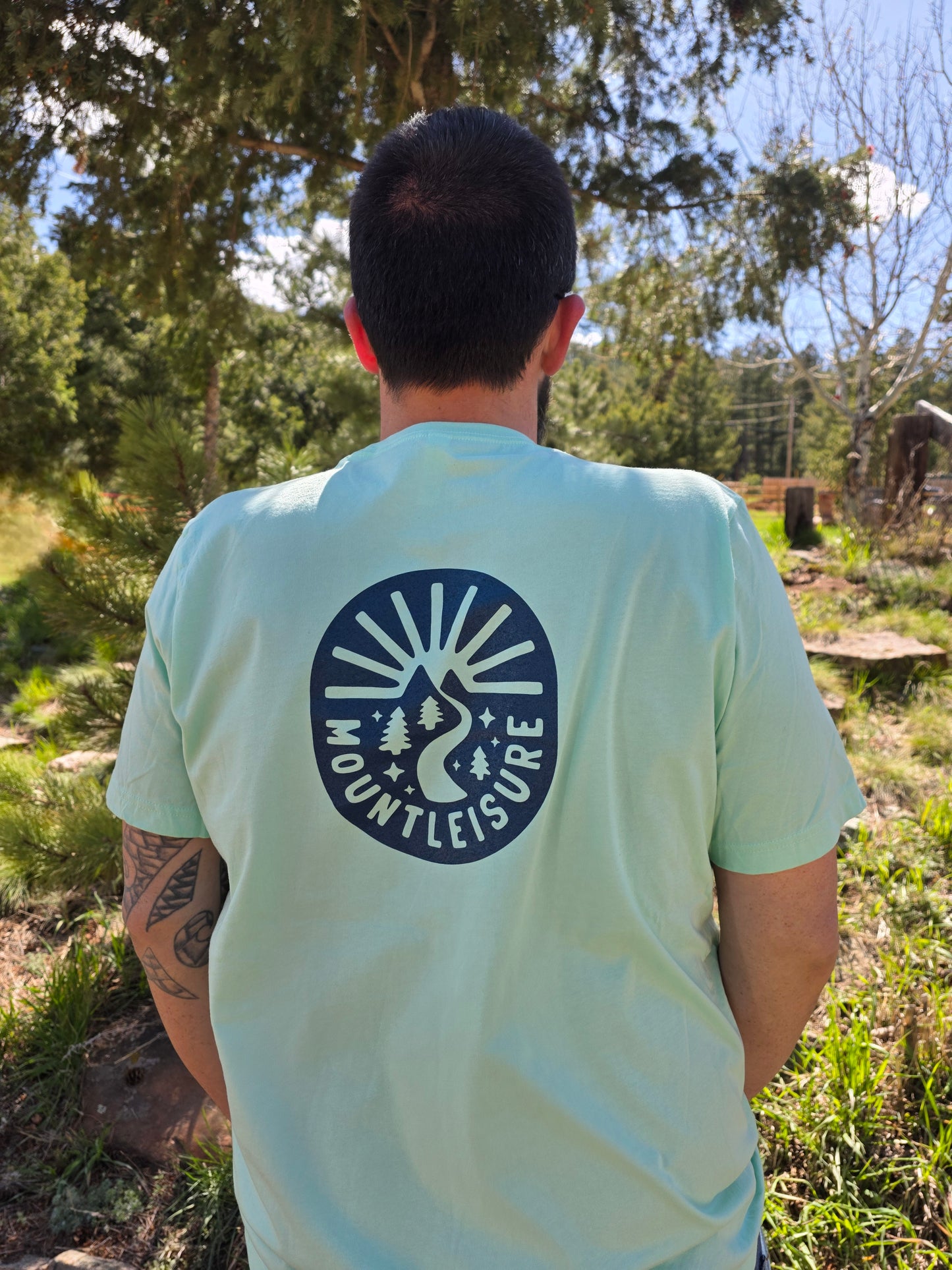 Mountleisure Logo Tee – Mint