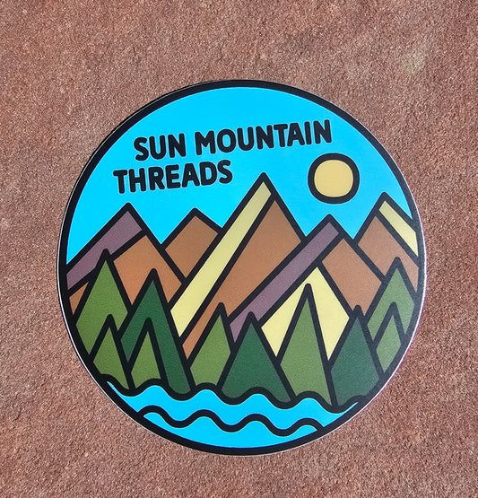 Mountleisure - SUN MOUNTAIN THREADS STICKER