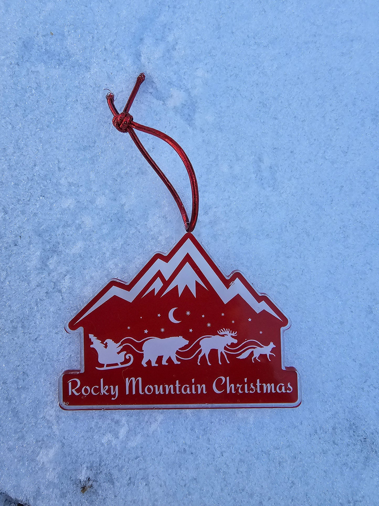 Rocky Mountain Christmas Ornament