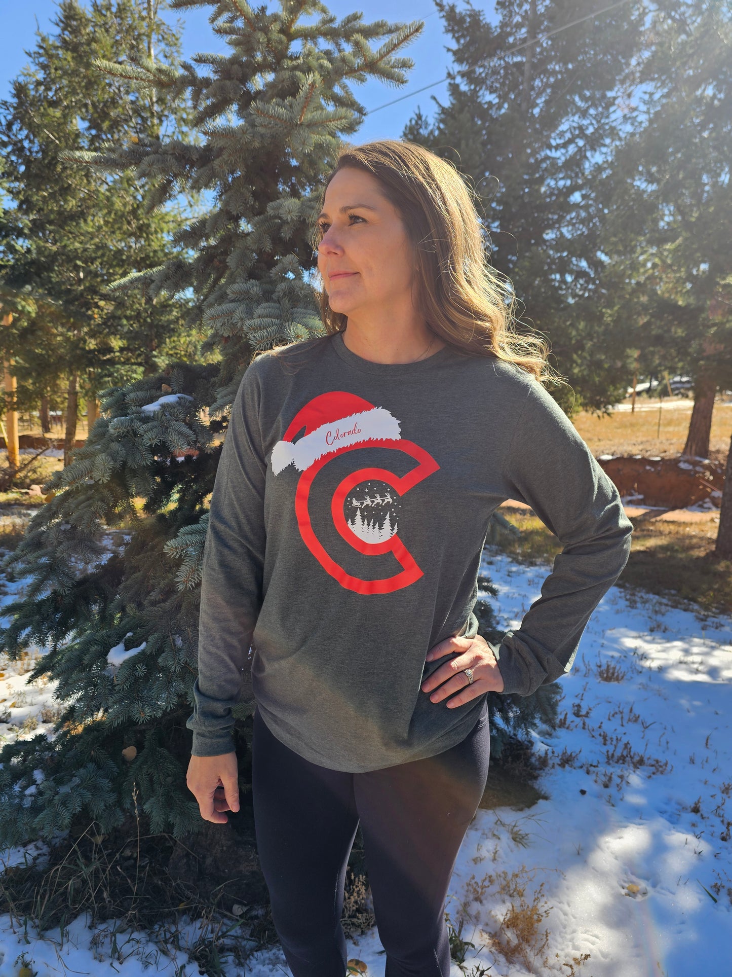 Adult CO Santa Long Sleeve