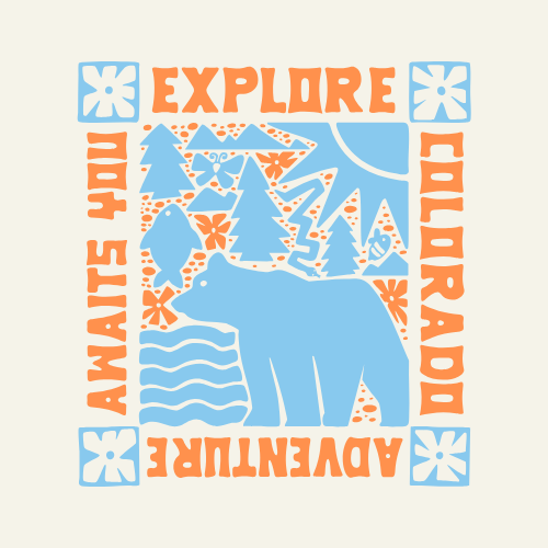 Mountleisure Explore Colorado Bear Unisex Crewneck Sweatshirt