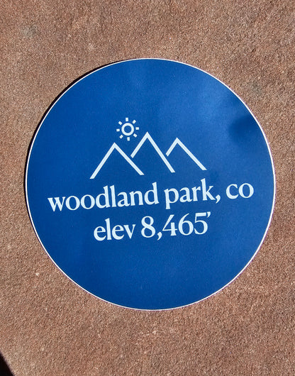 Woodland Park, CO Sticker