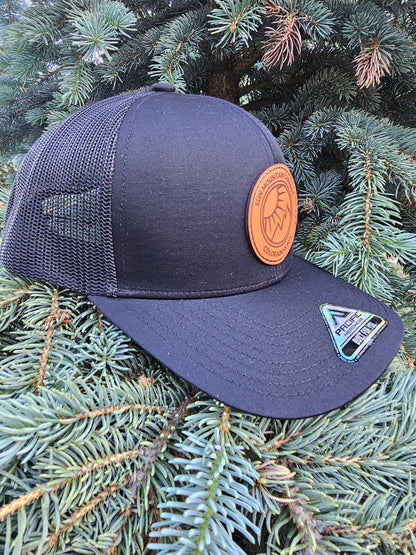 Leather Patch Sun Mountain Threads Hat