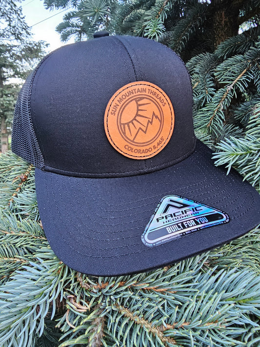 Leather Patch Sun Mountain Threads Hat