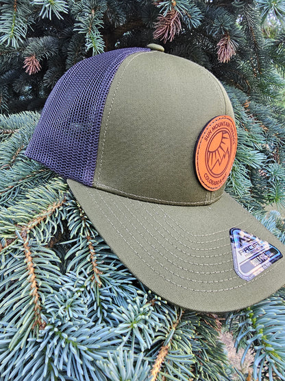 Leather Patch Sun Mountain Threads Hat