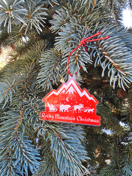 Rocky Mountain Christmas Ornament