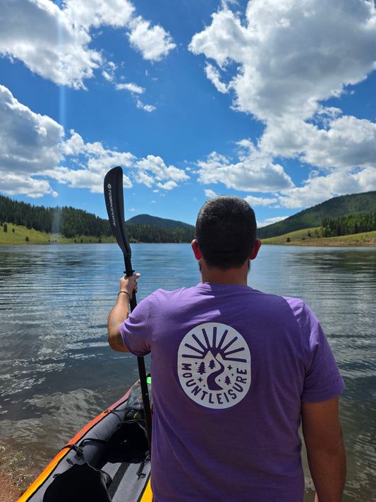 Mountleisure Logo Tee – Purple