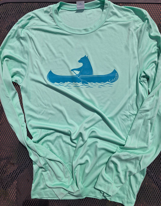 Mountleisure - Canoe Bear Sun Shirt Mint