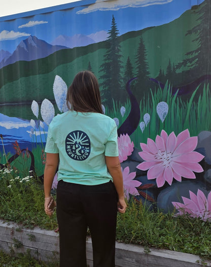 Mountleisure Logo Tee – Mint