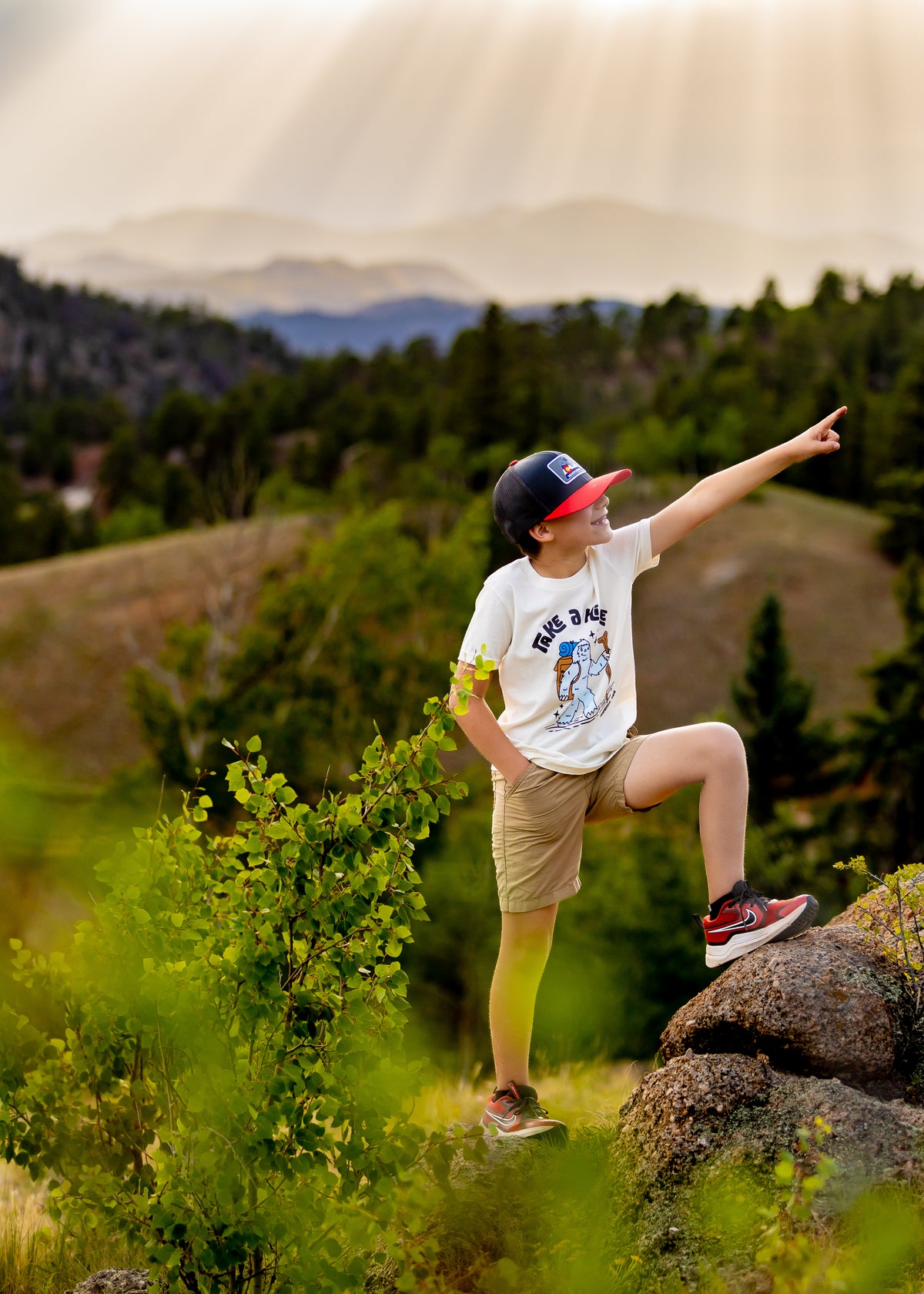 Mountleisure - Take a Hike Youth Tee
