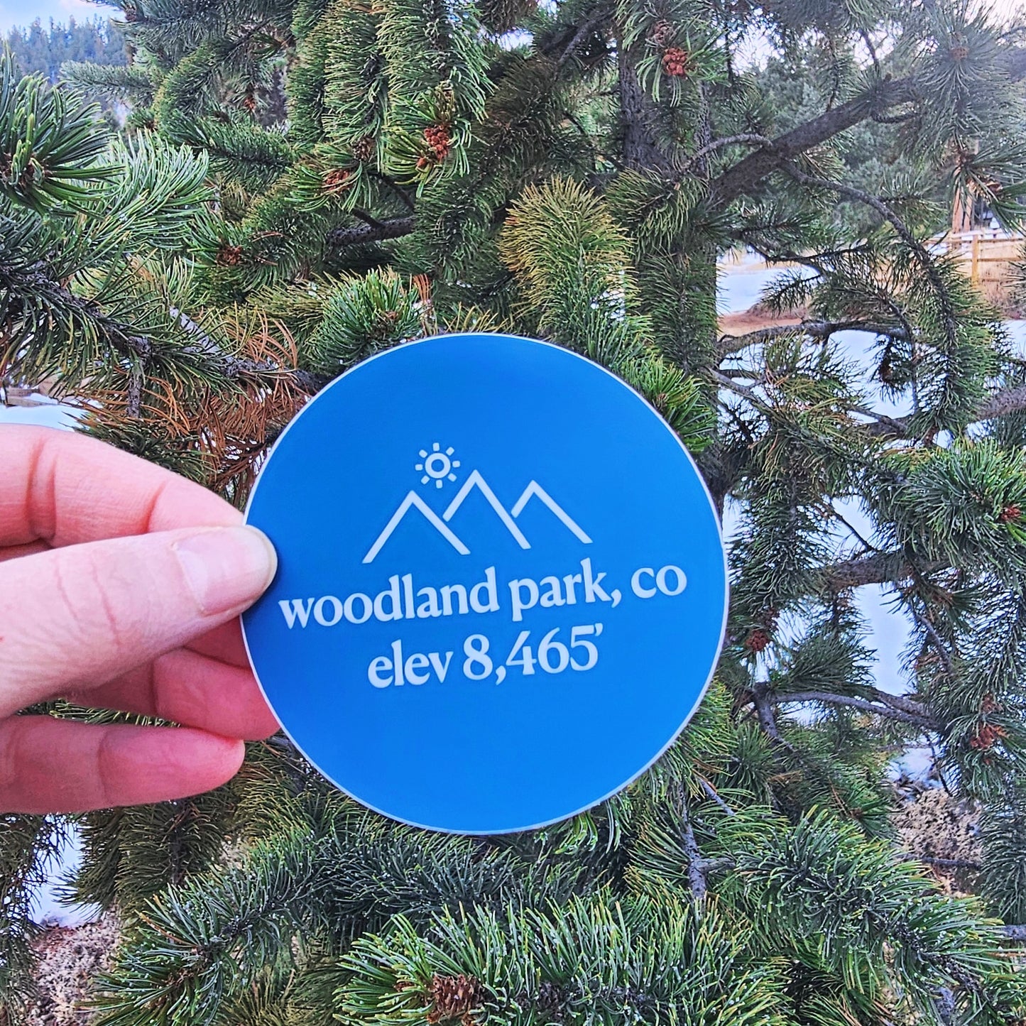 Woodland Park, CO Sticker