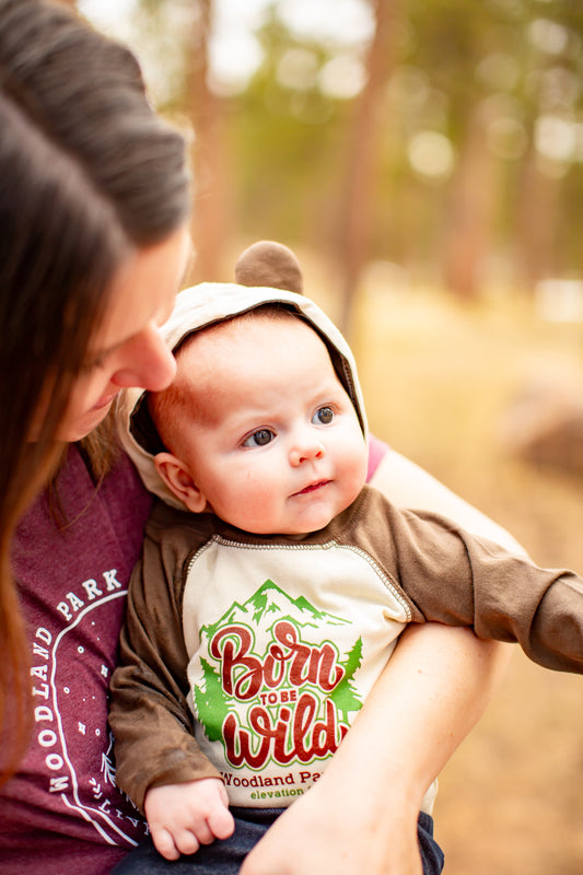 Colorado Bear Ears Infant Onesie – Born to Be Wild