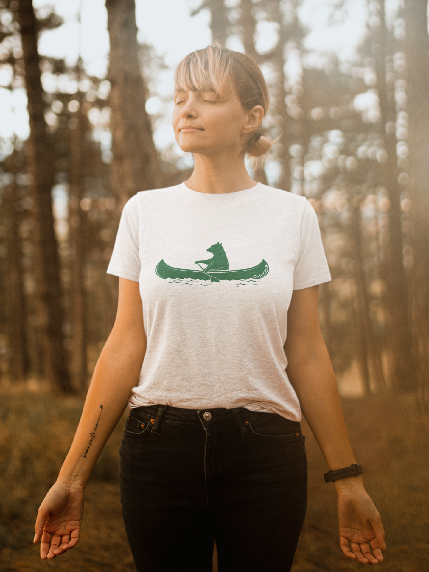 Colorado Bear Canoeing T-Shirt